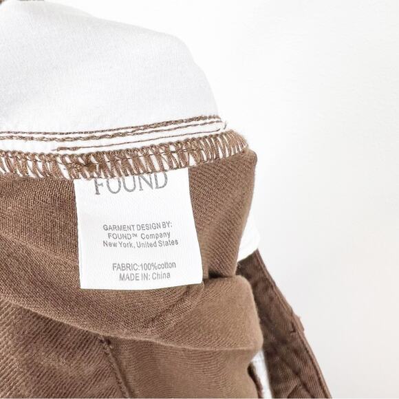 NWT FOUND Dusky Western Unisex Cargo Pant 34 Brown - Picture 9 of 11